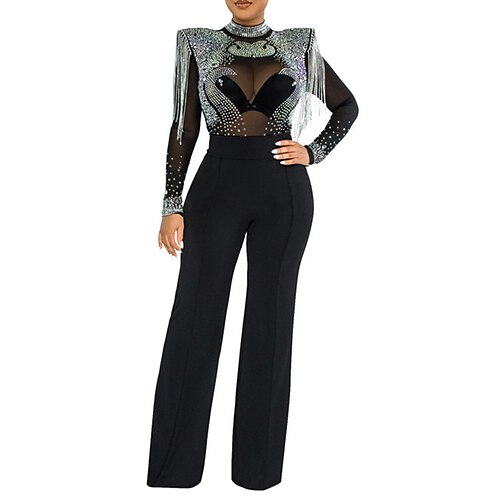 Women's Jumpsuit Turtleneck Streetwear Street Regular Fit Long Sleeve Blue Red Black S M L Fall
Women's Jumpsuit Turtleneck Streetwear Street Regular Fit Long Sleeve Blue Red Black S M L Fall