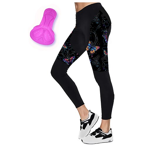 21Grams Women's Cycling Tights Bike Tights Mountain Bike MTB Road Bike Cycling Sports Animal Butterfly 3D Pad Cycling Breathable Quick Dry Black Polyester Spandex Clothing Apparel Bike Wear
21Grams Women's Cycling Tights Bike Tights Mountain Bike MTB Road Bike Cycling Sports Animal Butterfly 3D Pad Cycling Breathable Quick Dry Black Polyester Spandex Clothing Apparel Bike Wear