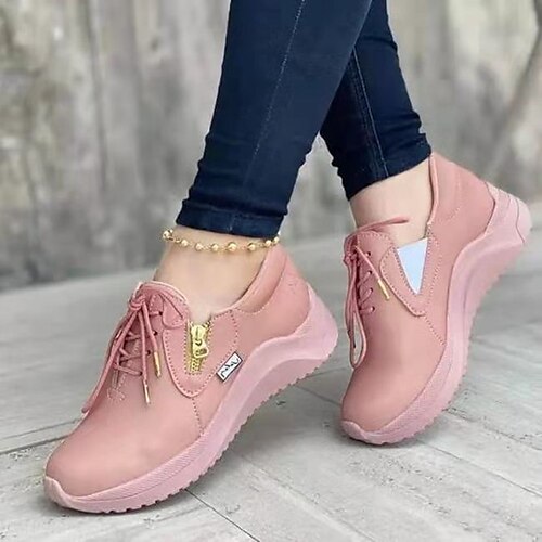 Per donna Scarpe da ginnastica Taglie forti Giornaliero Lacci Piatto Punta tonda Footing PU Con lacci intrecciali Tinta unita Nero Giallo Rosa
Per donna Scarpe da ginnastica Taglie forti Giornaliero Lacci Piatto Punta tonda Footing PU Con lacci intrecciali Tinta unita Nero Giallo Rosa
