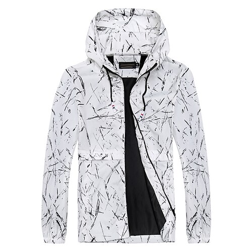 Men's Hiking Softshell Jacket Hiking Windbreaker Summer Outdoor UV Sun Protection Quick Dry Lightweight Breathable Jacket Top Fishing Climbing Running White flowers on black Black flowers on white
Men's Hiking Softshell Jacket Hiking Windbreaker Summer Outdoor UV Sun Protection Quick Dry Lightweight Breathable Jacket Top Fishing Climbing Running White flowers on black Black flowers on white