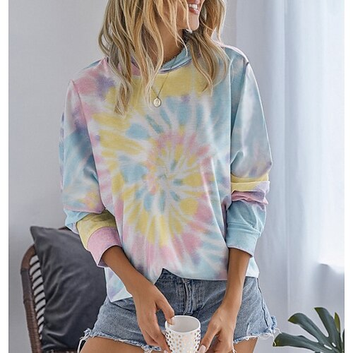 Women's Hoodie Pullover Casual Blue Purple Yellow Tie Dye Loose Fit Hooded S M L XL XXL
Women's Hoodie Pullover Casual Blue Purple Yellow Tie Dye Loose Fit Hooded S M L XL XXL