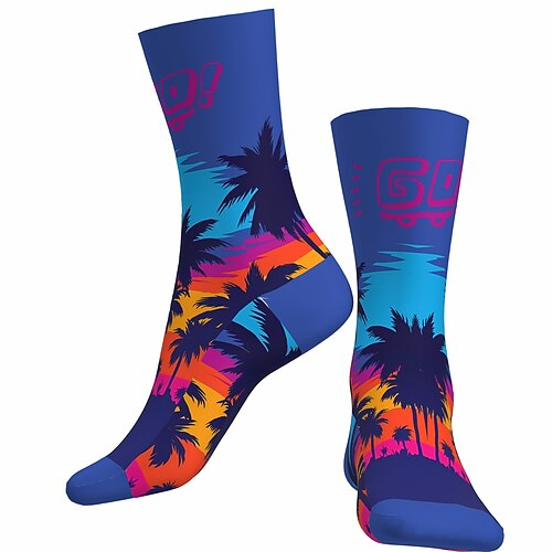 Socks Cycling Socks Bike Socks Sports Socks Men's Women's Bike / Cycling Breathable Soft Comfortable 1 Pair Nature & Landscapes Palm Tree Cotton Blue S M L / Stretchy
Socks Cycling Socks Bike Socks Sports Socks Men's Women's Bike / Cycling Breathable Soft Comfortable 1 Pair Nature & Landscapes Palm Tree Cotton Blue S M L / Stretchy