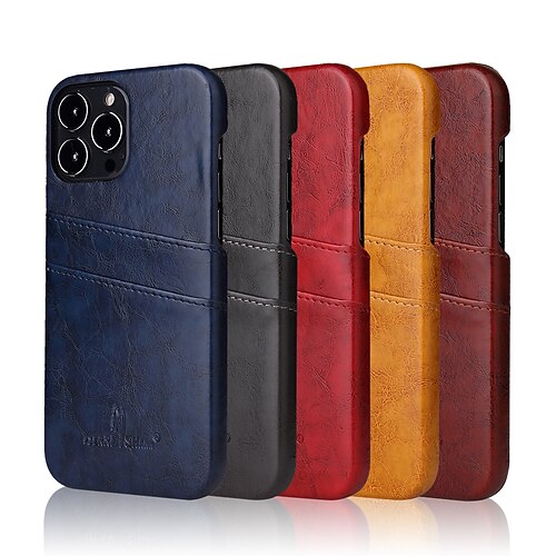 Phone Case For Apple Back Cover Leather iPhone 13 iPhone 13 Pro Max iPhone 13 Mini iPhone 13 Pro Card Holder Shockproof Dustproof Solid Colored PU Leather
Phone Case For Apple Back Cover Leather iPhone 13 iPhone 13 Pro Max iPhone 13 Mini iPhone 13 Pro Card Holder Shockproof Dustproof Solid Colored PU Leather