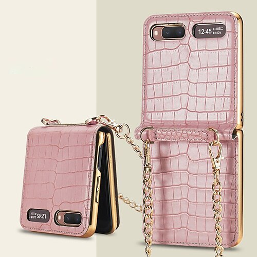 telefon Etui Til Samsung Galaxy Bakdeksel Z Flip 3 Z Flip Z Flip 2 Z Flip 3 / Z Flip 2 / Z Flip Flipp Lær med telefonstropp Ensfarget ekte lær
telefon Etui Til Samsung Galaxy Bakdeksel Z Flip 3 Z Flip Z Flip 2 Z Flip 3 / Z Flip 2 / Z Flip Flipp Lær med telefonstropp Ensfarget ekte lær