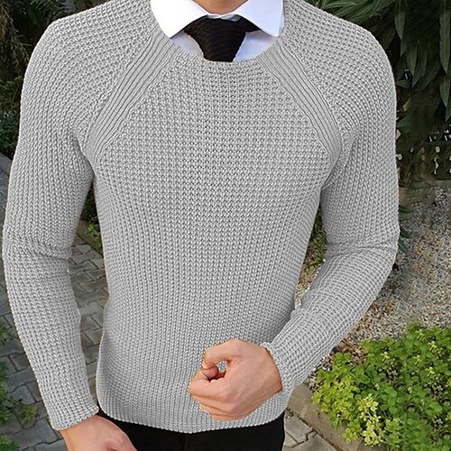 Men's Sweater Pullover Sweater Jumper Ribbed Knit Cropped Knitted Solid Color Crew Neck Keep Warm Modern Contemporary Work Daily Wear Clothing Apparel Fall & Winter Black Yellow M L XL
Men's Sweater Pullover Sweater Jumper Ribbed Knit Cropped Knitted Solid Color Crew Neck Keep Warm Modern Contemporary Work Daily Wear Clothing Apparel Fall & Winter Black Yellow M L XL
