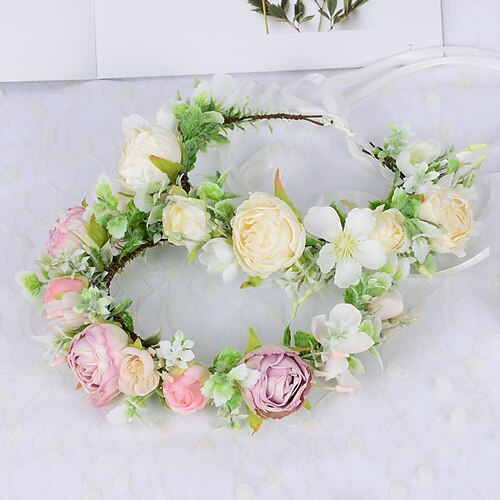 Wreath Wreath Simulation Flower Headdress Forest Fairy Girl Model Scenic Photo Head Flower
Wreath Wreath Simulation Flower Headdress Forest Fairy Girl Model Scenic Photo Head Flower