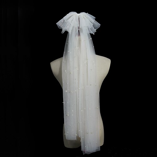 2 strati Contemporaneo / Alla moda Veli da sposa Velo medio (ai fianchi) con Perle false Tulle
2 strati Contemporaneo / Alla moda Veli da sposa Velo medio (ai fianchi) con Perle false Tulle