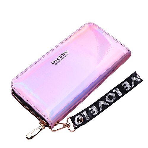 Women's Handbags Wallet PU Leather Polyester Zipper Plain Daily Outdoor Black Pink Silver
Women's Handbags Wallet PU Leather Polyester Zipper Plain Daily Outdoor Black Pink Silver