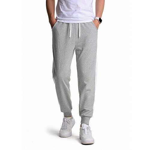 Men's Sweatpants Chinos Track Pants Pocket Elastic Waist Color Block Outdoor Sports Full Length Casual Sports Basic Trousers Loose Fit Black Light gray Micro-elastic / Summer / Drawstring
Men's Sweatpants Chinos Track Pants Pocket Elastic Waist Color Block Outdoor Sports Full Length Casual Sports Basic Trousers Loose Fit Black Light gray Micro-elastic / Summer / Drawstring