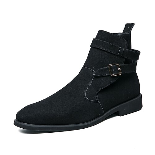 Men's Boots Suede Shoes Casual British Daily Suede Booties / Ankle Boots Black Green Brown Fall Winter
Men's Boots Suede Shoes Casual British Daily Suede Booties / Ankle Boots Black Green Brown Fall Winter