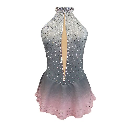 Figure Skating Dress Women's Girls' Ice Skating Dress Outfits Blue Spandex High Elasticity Training Competition Skating Wear Handmade Crystal / Rhinestone Sleeveless Ice Skating Figure Skating
Figure Skating Dress Women's Girls' Ice Skating Dress Outfits Blue Spandex High Elasticity Training Competition Skating Wear Handmade Crystal / Rhinestone Sleeveless Ice Skating Figure Skating