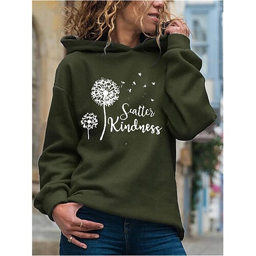 Women's Pullover Hoodie Sweatshirt Sportswear Casual Patchwork Print Blue Gray Army Green Dandelion Slim Daily Hooded Long Sleeve S M L XL XXL
Women's Pullover Hoodie Sweatshirt Sportswear Casual Patchwork Print Blue Gray Army Green Dandelion Slim Daily Hooded Long Sleeve S M L XL XXL