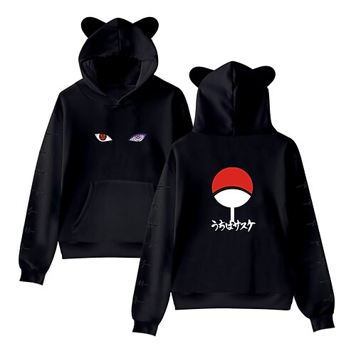 Inspired by Naruto Akatsuki Uchiha Itachi Pain Hoodie Anime Cartoon Anime Cat Ear Harajuku Graphic Hoodie For Boys Girls' Kid's Hot Stamping Poly / Cotton
Inspired by Naruto Akatsuki Uchiha Itachi Pain Hoodie Anime Cartoon Anime Cat Ear Harajuku Graphic Hoodie For Boys Girls' Kid's Hot Stamping Poly / Cotton
