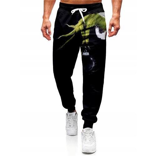 Men's Christmas Pants Sweatpants Joggers Pants Trousers Trousers Drawstring Elastic Waist Graphic Hand Outdoor Sports Full Length Christmas Casual Daily Designer Casual / Sporty Black Micro-elastic
Men's Christmas Pants Sweatpants Joggers Pants Trousers Trousers Drawstring Elastic Waist Graphic Hand Outdoor Sports Full Length Christmas Casual Daily Designer Casual / Sporty Black Micro-elastic