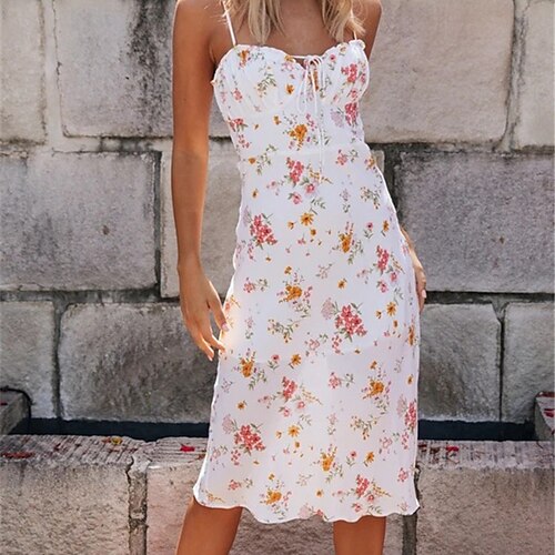 Mujer Vestido de Fiesta Amarillo Blanco Sin Mangas Floral Acordonado Otoño Primavera Sin Tirantes Fiesta Delgado S M L XL XXL 3XL
Mujer Vestido de Fiesta Amarillo Blanco Sin Mangas Floral Acordonado Otoño Primavera Sin Tirantes Fiesta Delgado S M L XL XXL 3XL