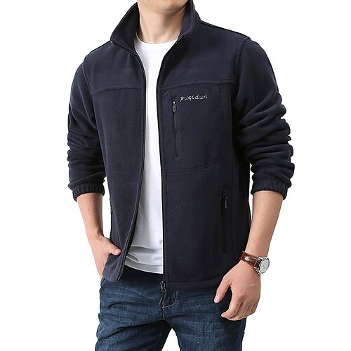 Men's Hiking Windbreaker Hiking Fleece Jacket Fleece Winter Outdoor Thermal Warm Windproof Lightweight Breathable Outerwear Winter Jacket Trench Coat Skiing Fishing Climbing Navy Grey Black
Men's Hiking Windbreaker Hiking Fleece Jacket Fleece Winter Outdoor Thermal Warm Windproof Lightweight Breathable Outerwear Winter Jacket Trench Coat Skiing Fishing Climbing Navy Grey Black