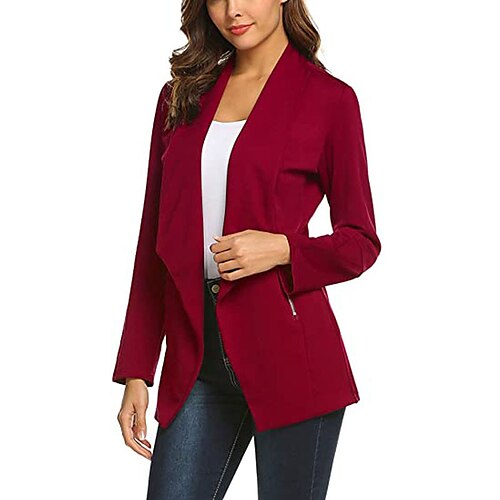 Women's Blazer Outdoor Street Daily Spring Summer Regular Coat Regular Fit Breathable Streetwear Elegant Jacket Long Sleeve Solid Color Pocket White Pink Yellow
Women's Blazer Outdoor Street Daily Spring Summer Regular Coat Regular Fit Breathable Streetwear Elegant Jacket Long Sleeve Solid Color Pocket White Pink Yellow