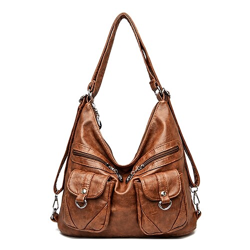 Women's Retro Leather Bag Handbags Tote Top Handle Bag PU Leather Zipper Plain Solid Color Vintage Daily Outdoor Black Gray Red Brown
Women's Retro Leather Bag Handbags Tote Top Handle Bag PU Leather Zipper Plain Solid Color Vintage Daily Outdoor Black Gray Red Brown