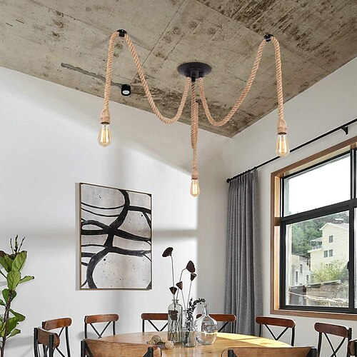 150 cm enkelt design anhengslampe ledet metall vintage stil industriell malt finish vintage country 220-240v
150 cm enkelt design anhengslampe ledet metall vintage stil industriell malt finish vintage country 220-240v