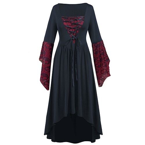 kvinners plus size a line kjole ensfarget firkantet hals volang langermet høst vinter vintage maxi lang kjole halloween casual kjole blonder
kvinners plus size a line kjole ensfarget firkantet hals volang langermet høst vinter vintage maxi lang kjole halloween casual kjole blonder