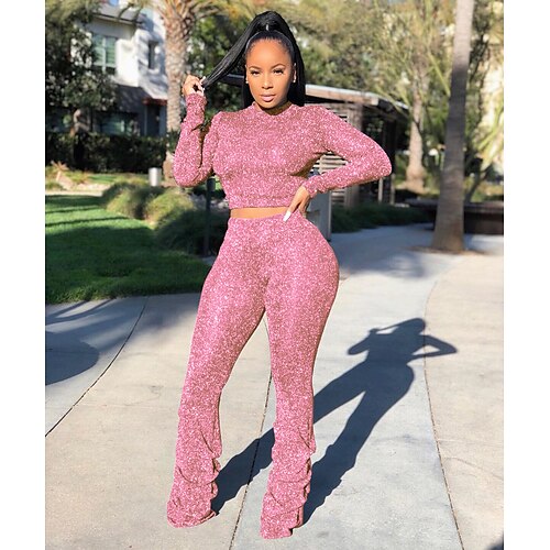 Dance Costumes Exotic Dancewear Top Glitter Solid Metallic Women's Party Performance Long Sleeve Polyester
Dance Costumes Exotic Dancewear Top Glitter Solid Metallic Women's Party Performance Long Sleeve Polyester