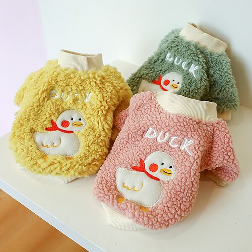 Dog Cat Sweatshirt Patterned Animal Adorable Cute Dailywear Casual / Daily Winter Dog Clothes Puppy Clothes Dog Outfits Soft Light Yellow Pink Green Sweatshirts
Dog Cat Sweatshirt Patterned Animal Adorable Cute Dailywear Casual / Daily Winter Dog Clothes Puppy Clothes Dog Outfits Soft Light Yellow Pink Green Sweatshirts