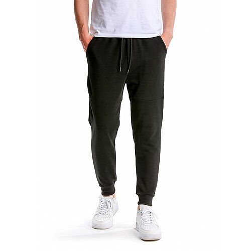 Men's Sweatpants Chinos Pocket Drawstring Elastic Waist Color Block Outdoor Sports Full Length Casual Sports Trousers Chino Black Light gray Micro-elastic / Elasticity
Men's Sweatpants Chinos Pocket Drawstring Elastic Waist Color Block Outdoor Sports Full Length Casual Sports Trousers Chino Black Light gray Micro-elastic / Elasticity