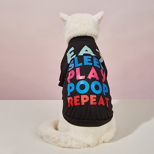 Cachorros Gatos Camiseta Camisetas Roupas para Cães Frases e Citações Estilo Clássico Engraçado Casual / Diário Caminhada Roupas para Cães Roupas de cachorro Roupas de cachorro Respirável Preto
Cachorros Gatos Camiseta Camisetas Roupas para Cães Frases e Citações Estilo Clássico Engraçado Casual / Diário Caminhada Roupas para Cães Roupas de cachorro Roupas de cachorro Respirável Preto