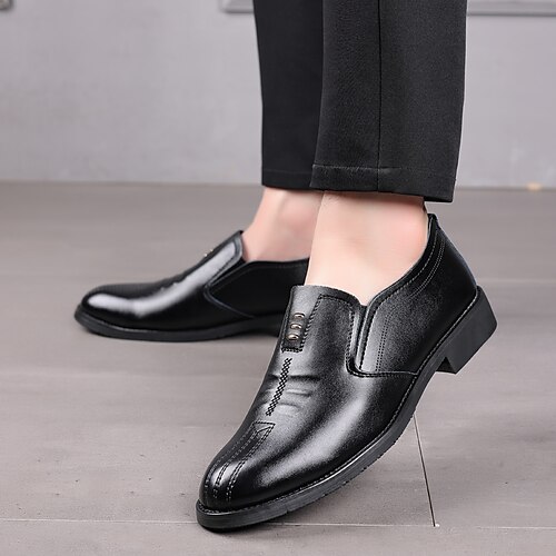 Men's Loafers Slip-Ons Casual Classic Daily Office Career PU Black Spring Summer
Men's Loafers Slip-Ons Casual Classic Daily Office Career PU Black Spring Summer