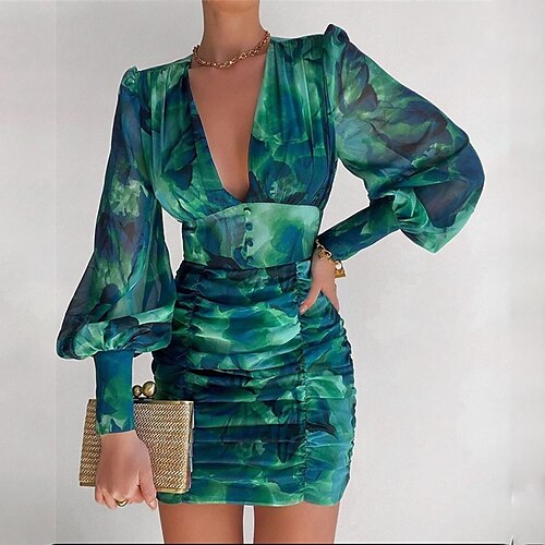 Mujer Vestido tubo Vestido de raso Vestido verde esmeralda Mini vestido Amarillo Rojo Verde Trébol Manga Larga Floral Frunce Otoño Primavera Escote en Pico Casual Vestido de invierno vestido de otoño
Mujer Vestido tubo Vestido de raso Vestido verde esmeralda Mini vestido Amarillo Rojo Verde Trébol Manga Larga Floral Frunce Otoño Primavera Escote en Pico Casual Vestido de invierno vestido de otoño