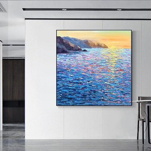 Handmade Oil Painting Canvas Wall Art Decoration Abstract Seascape Painting Sunrise Ocean for Home Decor Rolled Frameless Unstretched Painting
Handmade Oil Painting Canvas Wall Art Decoration Abstract Seascape Painting Sunrise Ocean for Home Decor Rolled Frameless Unstretched Painting