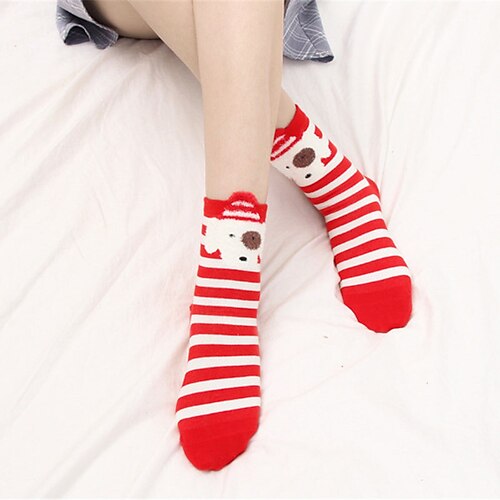 Women's 1 Pair Socks Casual Socks Fashion Cute Comfort Cotton Christmas Party Christmas Casual Warm Winter Fall Blue Yellow Red
Women's 1 Pair Socks Casual Socks Fashion Cute Comfort Cotton Christmas Party Christmas Casual Warm Winter Fall Blue Yellow Red