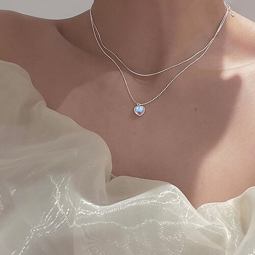 Women's necklace Classic & Timeless Party Heart Necklaces / Wedding / Silver / Fall / Winter / Spring
Women's necklace Classic & Timeless Party Heart Necklaces / Wedding / Silver / Fall / Winter / Spring