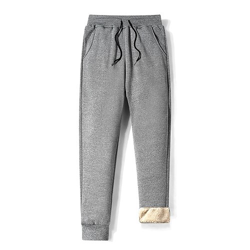 Per uomo Sherpa Pantaloni della tuta Pareggiatore Pantaloni invernali Pantaloni Tasche A cordoncino Tinta unica Caldo Lunghezza intera Giornaliero Palestra Yoga Informale Athleisure Grigio alfabeto
Per uomo Sherpa Pantaloni della tuta Pareggiatore Pantaloni invernali Pantaloni Tasche A cordoncino Tinta unica Caldo Lunghezza intera Giornaliero Palestra Yoga Informale Athleisure Grigio alfabeto