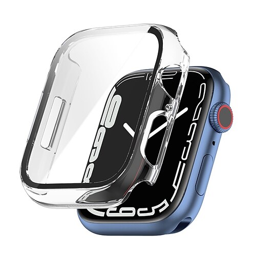 1 Pack Watch Case with Screen Protector Compatible with Apple iWatch Series 7 Scratch Resistant Shockproof All Around Protective Tempered Glass Watch Cover
1 Pack Watch Case with Screen Protector Compatible with Apple iWatch Series 7 Scratch Resistant Shockproof All Around Protective Tempered Glass Watch Cover