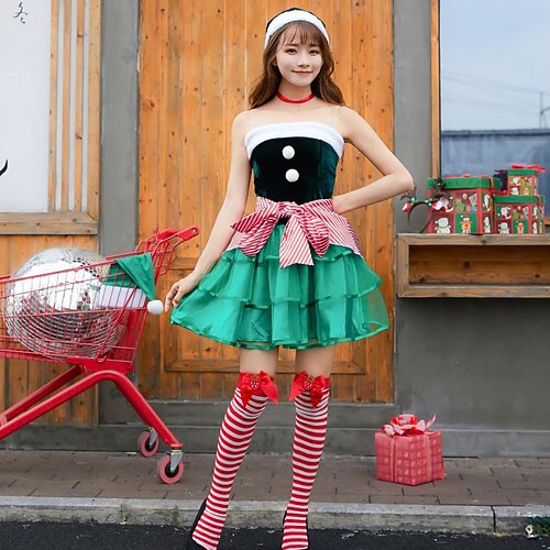 Santa Suit Santa Claus Christmas Trees Cosplay Costume Outfits Christmas Dress Vacation Dress Women's Special Cosplay Costume Christmas Christmas Carnival Masquerade Adults' Christmas Velvet Dress Hat
Santa Suit Santa Claus Christmas Trees Cosplay Costume Outfits Christmas Dress Vacation Dress Women's Special Cosplay Costume Christmas Christmas Carnival Masquerade Adults' Christmas Velvet Dress Hat