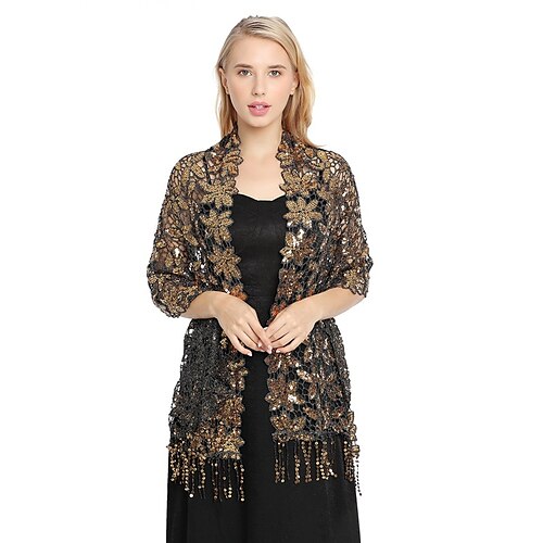 Women's Wrap Elegant Sparkle & Shine Sleeveless Lace Wedding Wraps With Lace For Party / Evening All Seasons
Women's Wrap Elegant Sparkle & Shine Sleeveless Lace Wedding Wraps With Lace For Party / Evening All Seasons