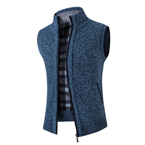 Men's Vest Gilet Warm Breathable Outdoor Street Daily Zipper Stand Collar Streetwear Sporty Casual Jacket Outerwear Solid Color Pocket Blue Light gray Dark Gray / Winter / Fall / Winter / Sleeveless
Men's Vest Gilet Warm Breathable Outdoor Street Daily Zipper Stand Collar Streetwear Sporty Casual Jacket Outerwear Solid Color Pocket Blue Light gray Dark Gray / Winter / Fall / Winter / Sleeveless