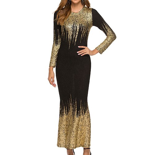 Women's Party Dress Sequin Dress Sheath Dress Long Dress Maxi Dress Black Silver Long Sleeve Sequins Winter Fall Autumn Crew Neck Party Winter Dress Fall Dress S M L XL XXL 3XL 4XL
Women's Party Dress Sequin Dress Sheath Dress Long Dress Maxi Dress Black Silver Long Sleeve Sequins Winter Fall Autumn Crew Neck Party Winter Dress Fall Dress S M L XL XXL 3XL 4XL