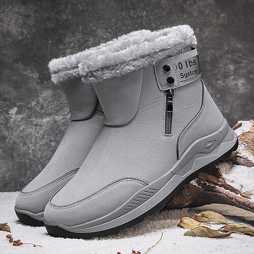 Men's Boots Snow Boots Winter Boots Fleece lined Casual Athletic Suede Warm Black Gray Winter
Men's Boots Snow Boots Winter Boots Fleece lined Casual Athletic Suede Warm Black Gray Winter