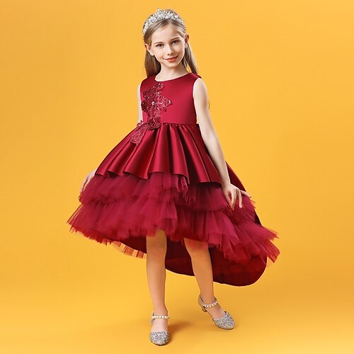 Kids Girls' Dress Solid Colored A Line Dress Midi Dress Party Embroidered Sleeveless Cute Dress 2-8 Years Spring Blue Pink Wine
Kids Girls' Dress Solid Colored A Line Dress Midi Dress Party Embroidered Sleeveless Cute Dress 2-8 Years Spring Blue Pink Wine