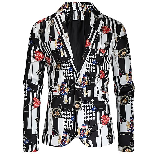 Men's Prom Blazer Regular Standard Fit Pattern Single Breasted One-button Black 2022
Men's Prom Blazer Regular Standard Fit Pattern Single Breasted One-button Black 2022