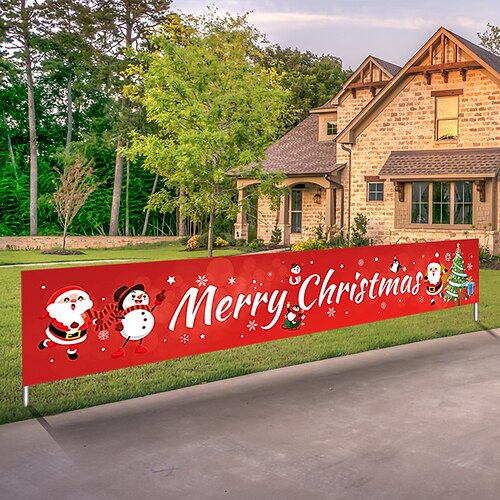 Merry Christmas Banner, Outdoor Christmas Banner Decorations, Xmas Outdoor & Indoor Hanging Decor, Christmas Holidays Party Decor Supplies 30050cm (10ft18.9 Inch)
Merry Christmas Banner, Outdoor Christmas Banner Decorations, Xmas Outdoor & Indoor Hanging Decor, Christmas Holidays Party Decor Supplies 30050cm (10ft18.9 Inch)