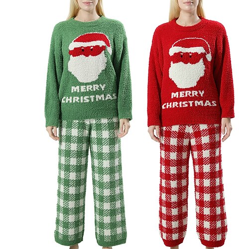 Santa Suit Santa Claus Christmas Pajamas Women's Special Christmas Christmas Carnival Masquerade Adults' Christmas Polyester Fabric Top Pants
Santa Suit Santa Claus Christmas Pajamas Women's Special Christmas Christmas Carnival Masquerade Adults' Christmas Polyester Fabric Top Pants