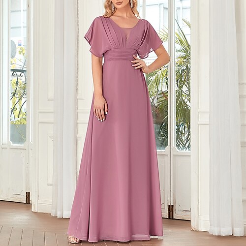 a-linje elegant formell aftenkjole v-hals kortermet gulvlengde chiffon med drapering 2022
a-linje elegant formell aftenkjole v-hals kortermet gulvlengde chiffon med drapering 2022
