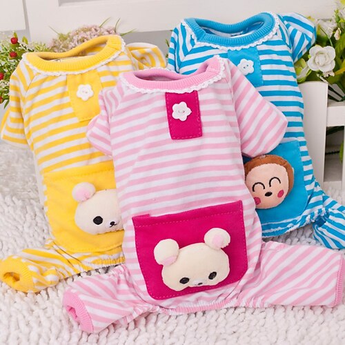 Cat Dog Jumpsuit Pajamas Cartoon Casual / Daily Cute Winter Dog Clothes Puppy Clothes Dog Outfits Yellow Blue Pink Costume for Girl and Boy Dog Cotton XS S M L XL
Cat Dog Jumpsuit Pajamas Cartoon Casual / Daily Cute Winter Dog Clothes Puppy Clothes Dog Outfits Yellow Blue Pink Costume for Girl and Boy Dog Cotton XS S M L XL