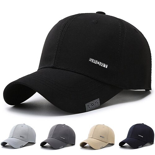 Hat Baseball Cap Men's Black Gray Khaki Outdoor Dailywear Print Letter Windproof Breathable Ultraviolet Resistant / Spring / Summer / Fall
Hat Baseball Cap Men's Black Gray Khaki Outdoor Dailywear Print Letter Windproof Breathable Ultraviolet Resistant / Spring / Summer / Fall