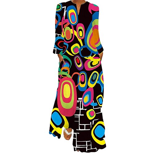 Women's Casual Dress Swing Dress Long Dress Maxi Dress Black Purple Yellow Long Sleeve Floral Pocket Fall V Neck Winter Dress Fall Dress S M L XL XXL 3XL 4XL 5XL
Women's Casual Dress Swing Dress Long Dress Maxi Dress Black Purple Yellow Long Sleeve Floral Pocket Fall V Neck Winter Dress Fall Dress S M L XL XXL 3XL 4XL 5XL