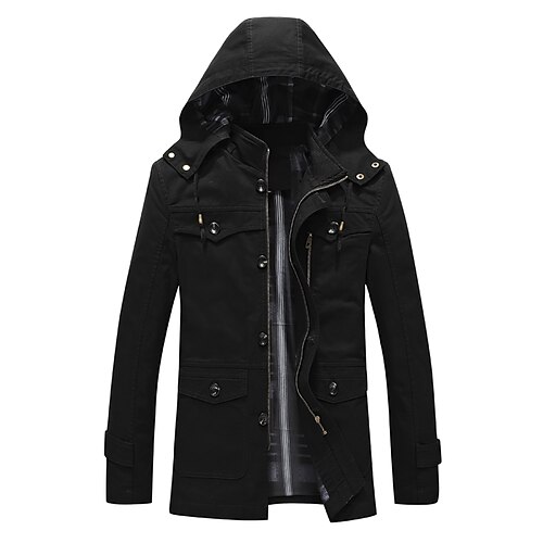 Men's Winter Jacket Winter Coat Hoodied Jacket Casual Jacket Windproof Lightweight Outdoor Casual Daily Zipper Turndown Casual Daily Street Style Jacket Outerwear Solid Color Full Zip Green Ginger
Men's Winter Jacket Winter Coat Hoodied Jacket Casual Jacket Windproof Lightweight Outdoor Casual Daily Zipper Turndown Casual Daily Street Style Jacket Outerwear Solid Color Full Zip Green Ginger