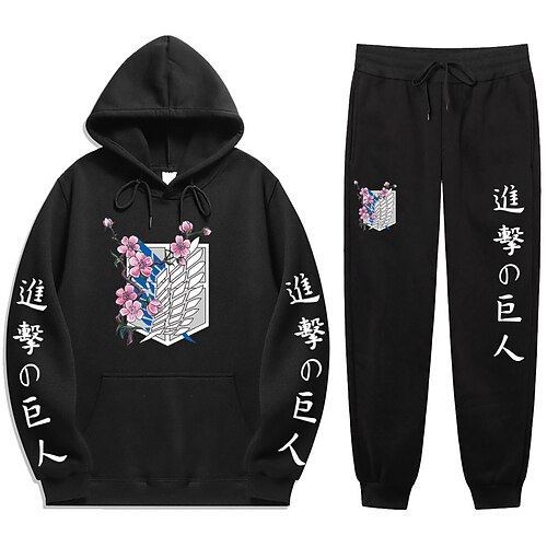 Attack on Titan Wings of Freedom Pants Outfits Hoodie Anime Harajuku Graphic Kawaii Pants Hoodie For Men's Women's Unisex Adults' Hot Stamping 100% Polyester
Attack on Titan Wings of Freedom Pants Outfits Hoodie Anime Harajuku Graphic Kawaii Pants Hoodie For Men's Women's Unisex Adults' Hot Stamping 100% Polyester